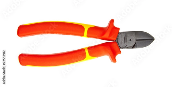 Fototapeta Wire cutters for high voltage