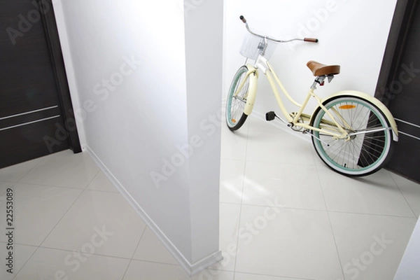 Obraz Retro bicycle indoors