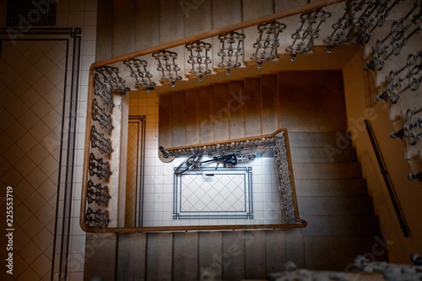 Fototapeta Staircase in the old house