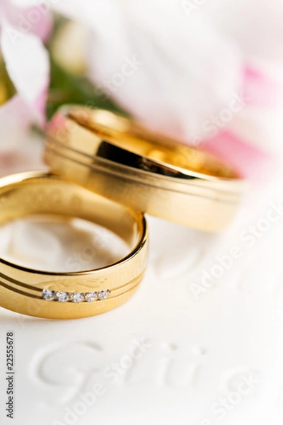 Obraz Hochzeitsringe, Eheringe
