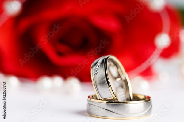 Obraz Hochzeitsringe, Eheringe