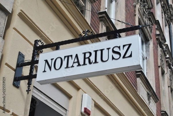 Obraz Notariusz