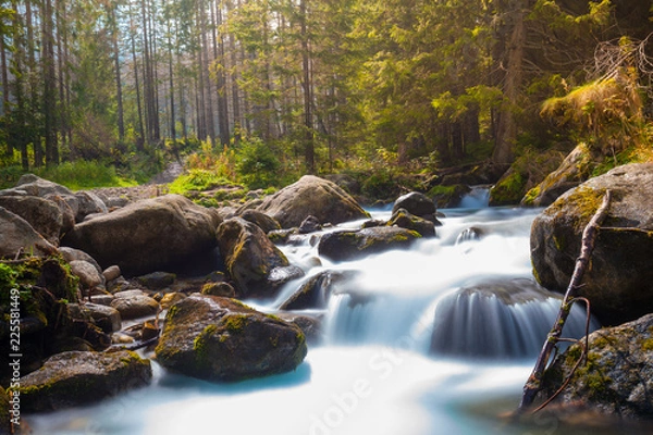 Obraz Waterfall blurred
