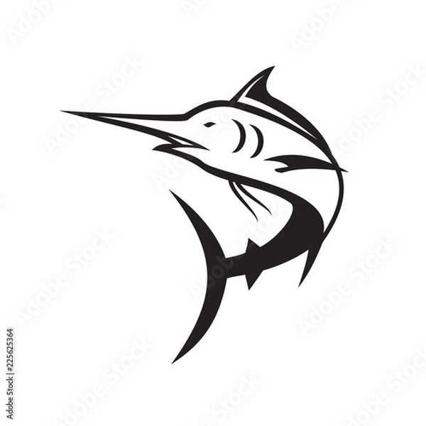 Fototapeta Blue Marlin Icon