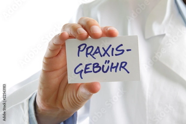Obraz Praxisgebühr