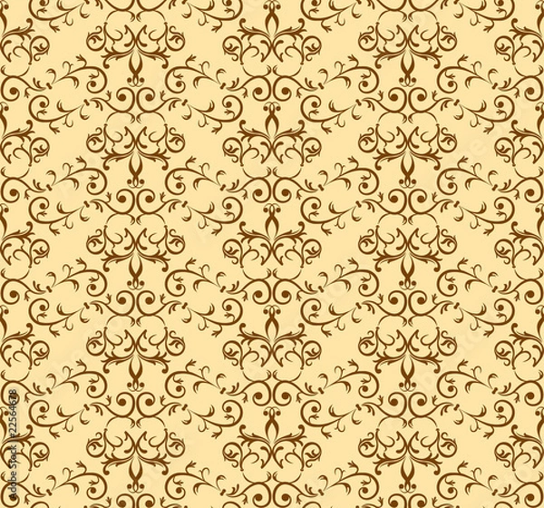 Fototapeta Floral seamless pattern