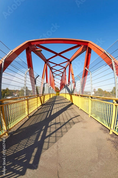 Fototapeta Fußgängerbrücke