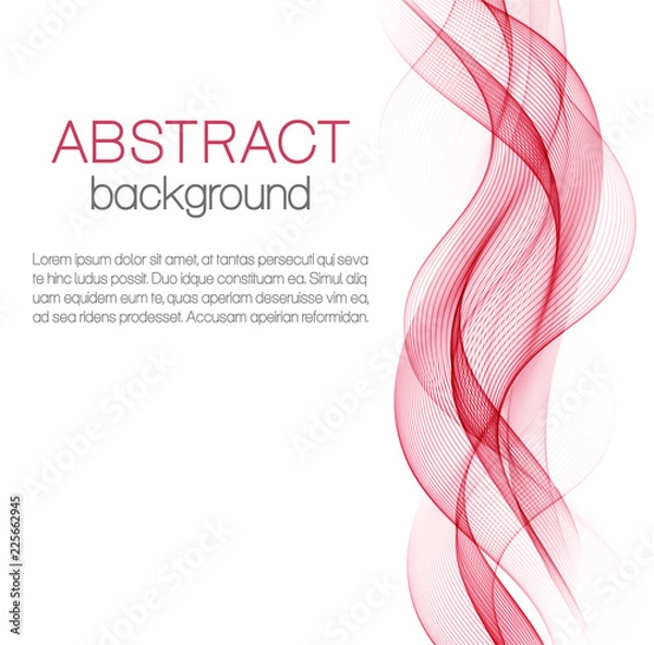 Fototapeta Abstract color wavy background
