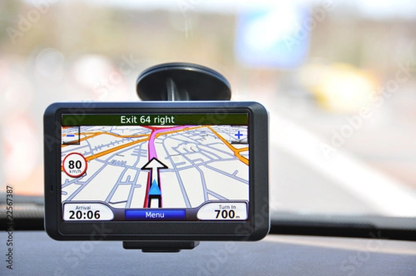Fototapeta Satellite navigation system