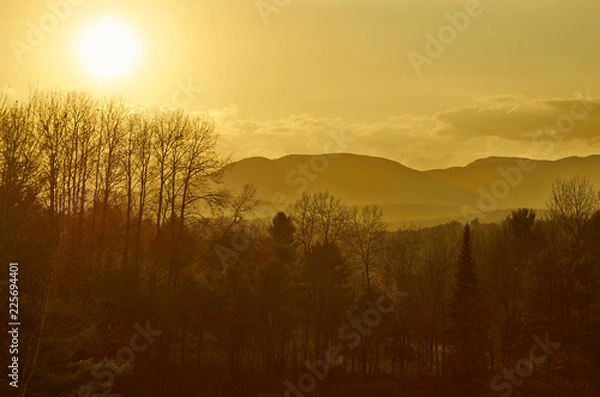 Obraz Adirondack sunset 001