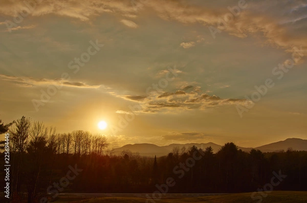 Obraz Adirondack sunset 002