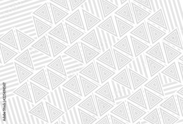 Fototapeta Background with gray geometric figures