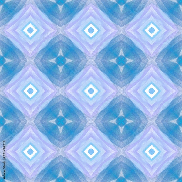 Fototapeta Seamless pattern background with multi-colored wavy lines.