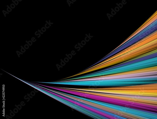 Obraz fractal rainbow