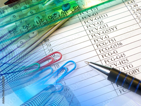 Obraz Pen and keyboard