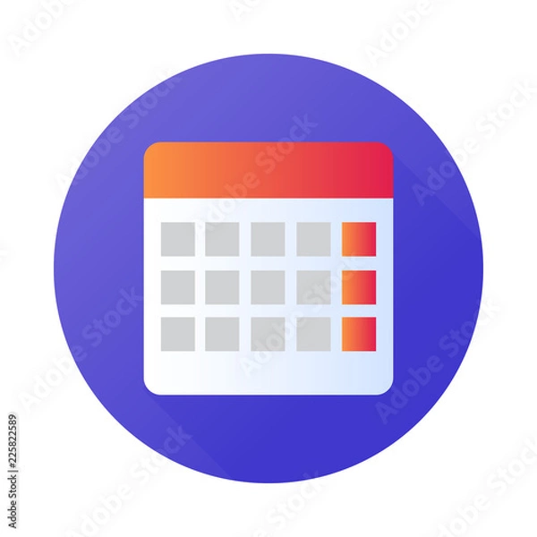 Fototapeta Calendar icon
