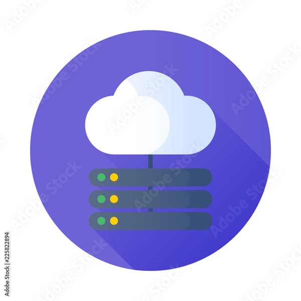 Fototapeta Cloud server icon