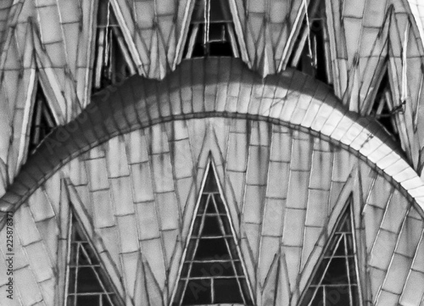 Obraz Section of Building Facade