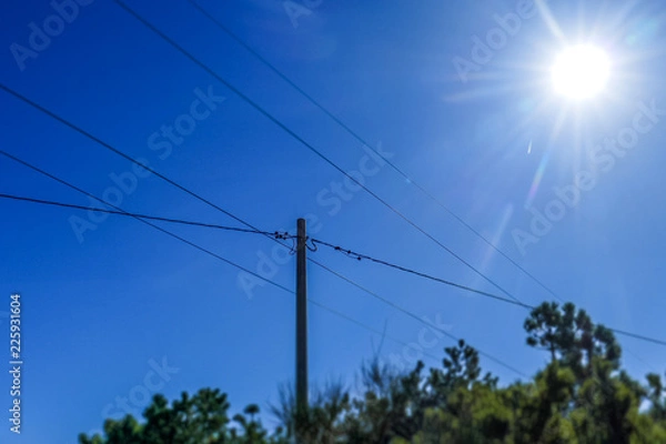Fototapeta Strommast