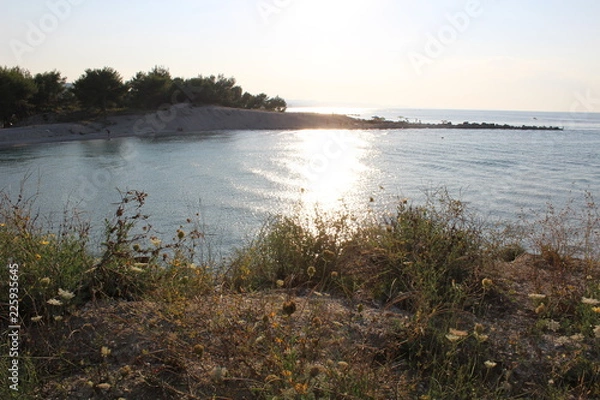 Fototapeta Lagoon Beach sunset
