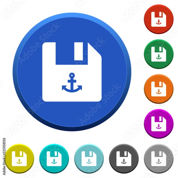 Obraz Link file beveled buttons