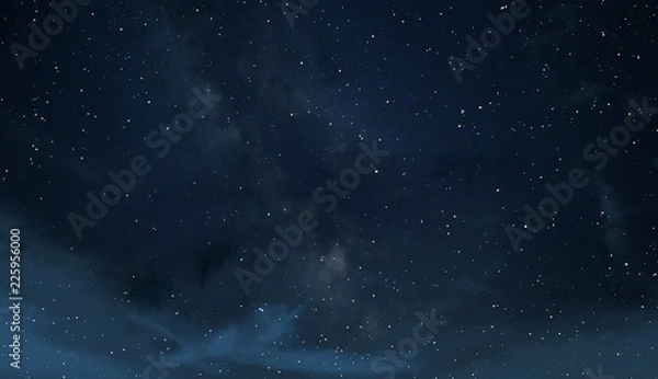 Fototapeta Deep space. Background texture. Realistic cosmos illustration.