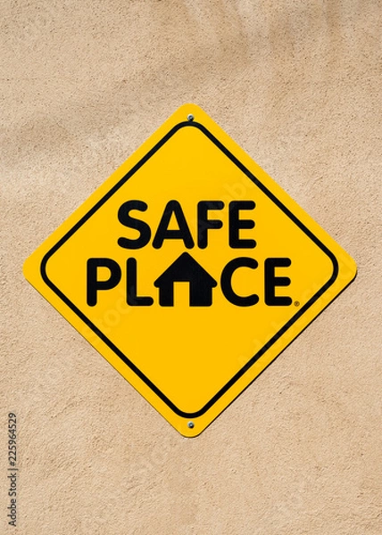 Obraz Safe Place Sign