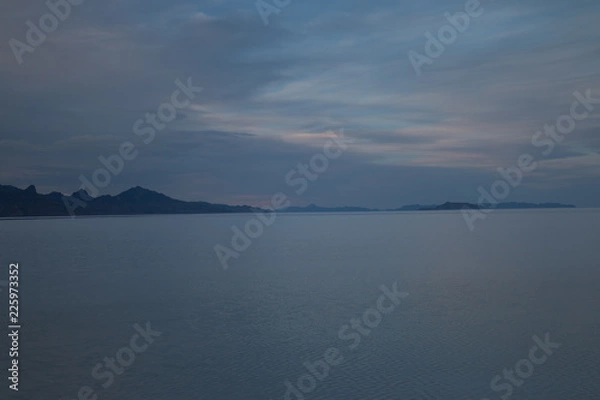 Obraz sunset over lake