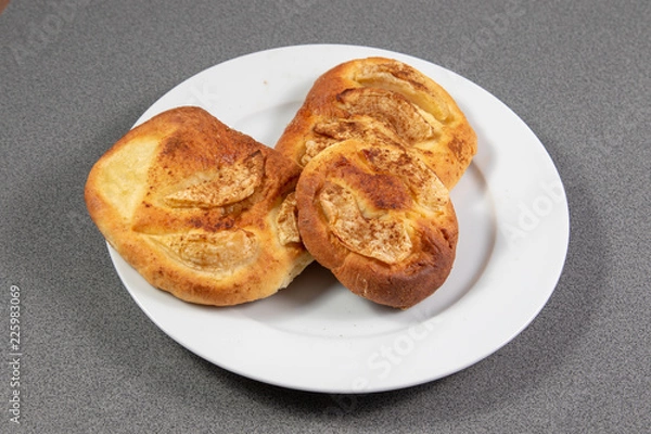 Obraz Buns on a white plate