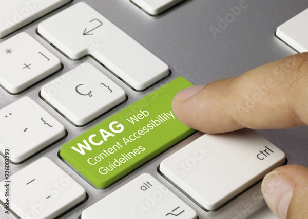 Fototapeta WCAG Web Content Accessibility Guidelines