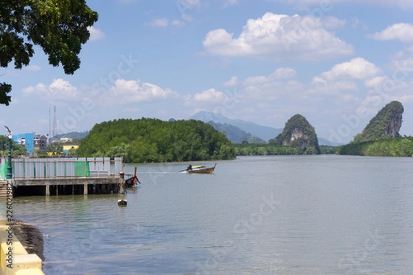 Fototapeta life in island