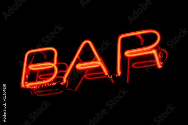 Obraz BAR neon sign