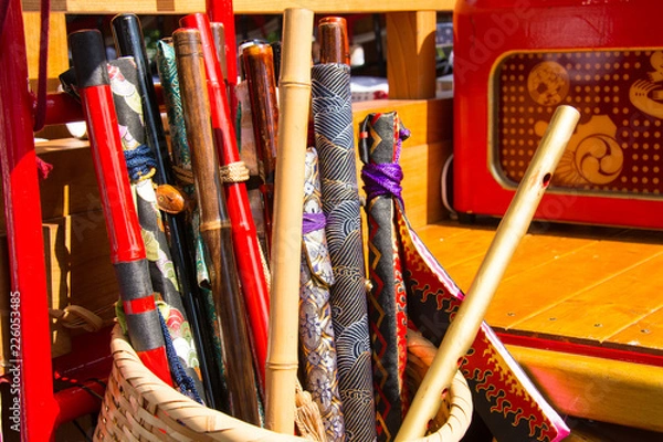 Fototapeta 祭りの笛