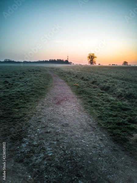 Fototapeta Nebliger Morgen
