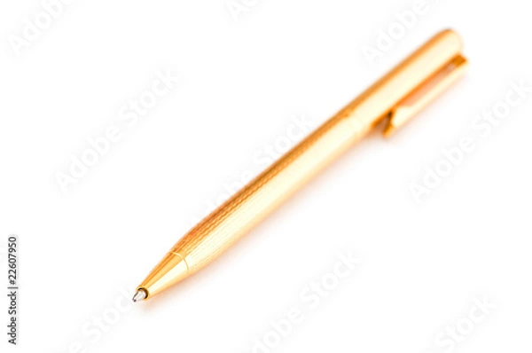 Fototapeta Writing pen isolated on the white background