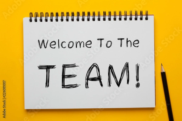 Obraz Welcome To The Team