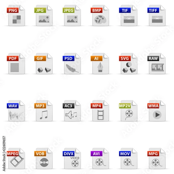 Obraz Datei Icons 1