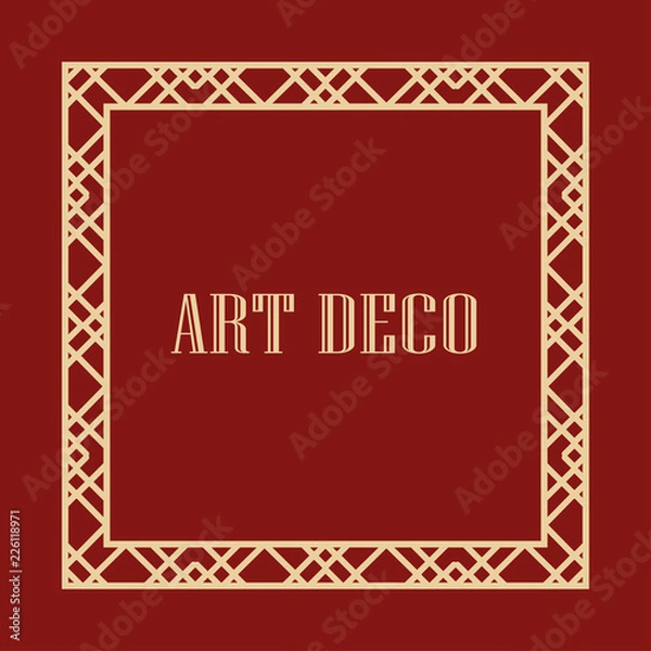 Obraz Art Deco frame