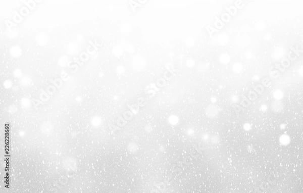 Obraz Abstract White Winter Snow Background 