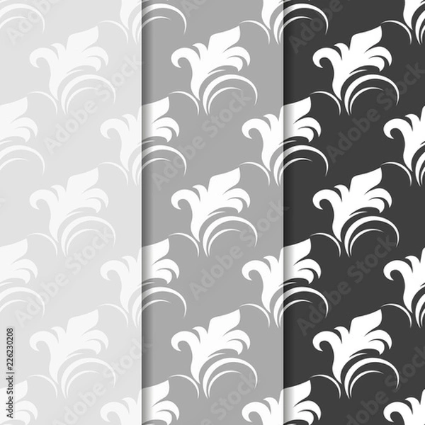 Fototapeta seamless abstract pattern with swirl
