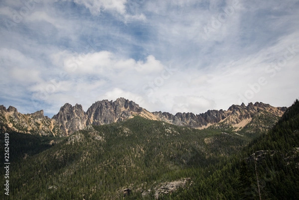 Obraz North Cascade Mountain Range 