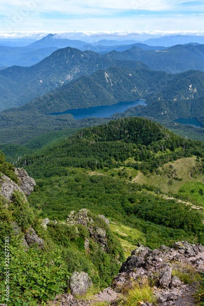 Fototapeta 日光白根山から見た菅沼