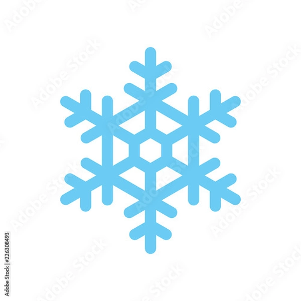 Fototapeta Vector winter snowflake