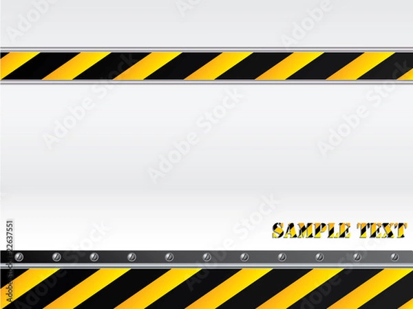 Fototapeta Danger background with text