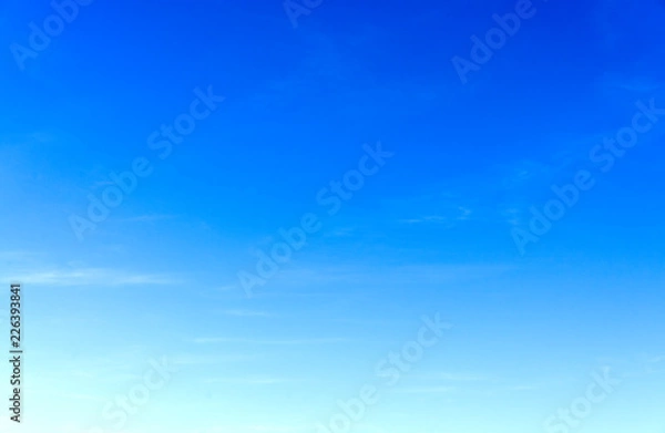 Obraz Clear blue sunny sky background