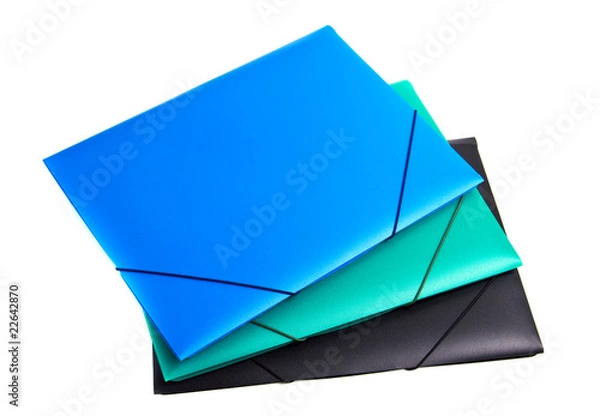 Obraz three plastic files