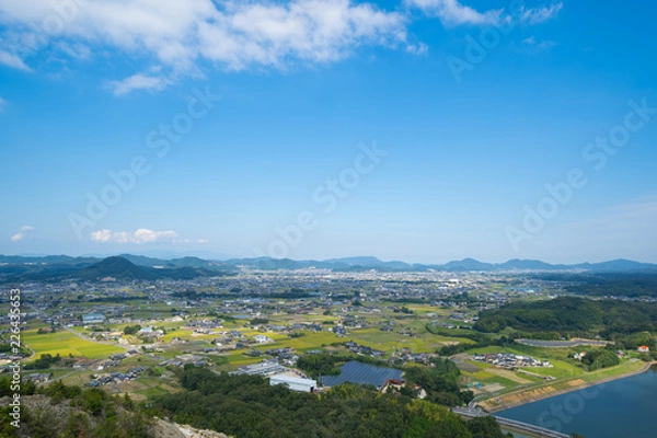 Obraz 嶽山(香川県三木町)からさぬき市方面を望む