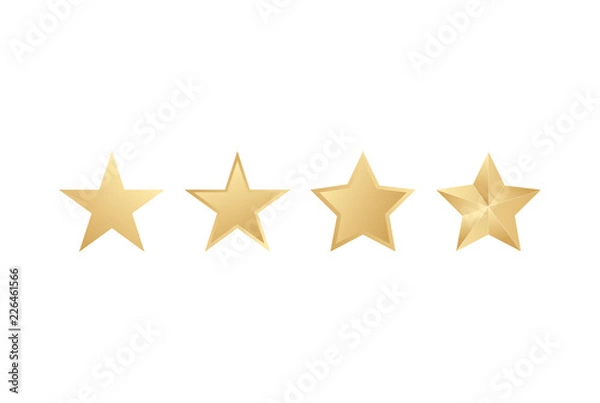 Fototapeta Star icon set. Sign and Symbol concept. Vector illustration. Star icons.