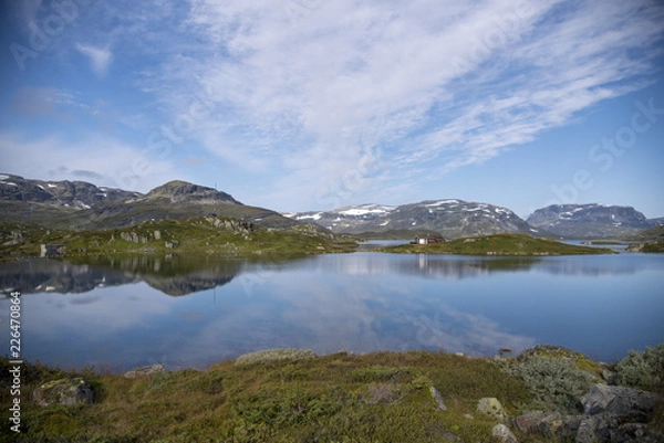 Fototapeta Views form the Haukeli Pass.