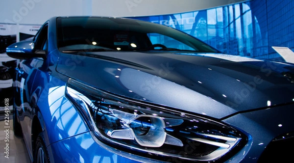 Fototapeta new car inside